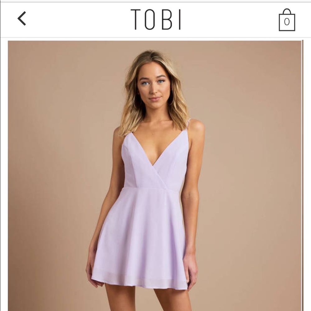 Lavender Tobi skater dress
